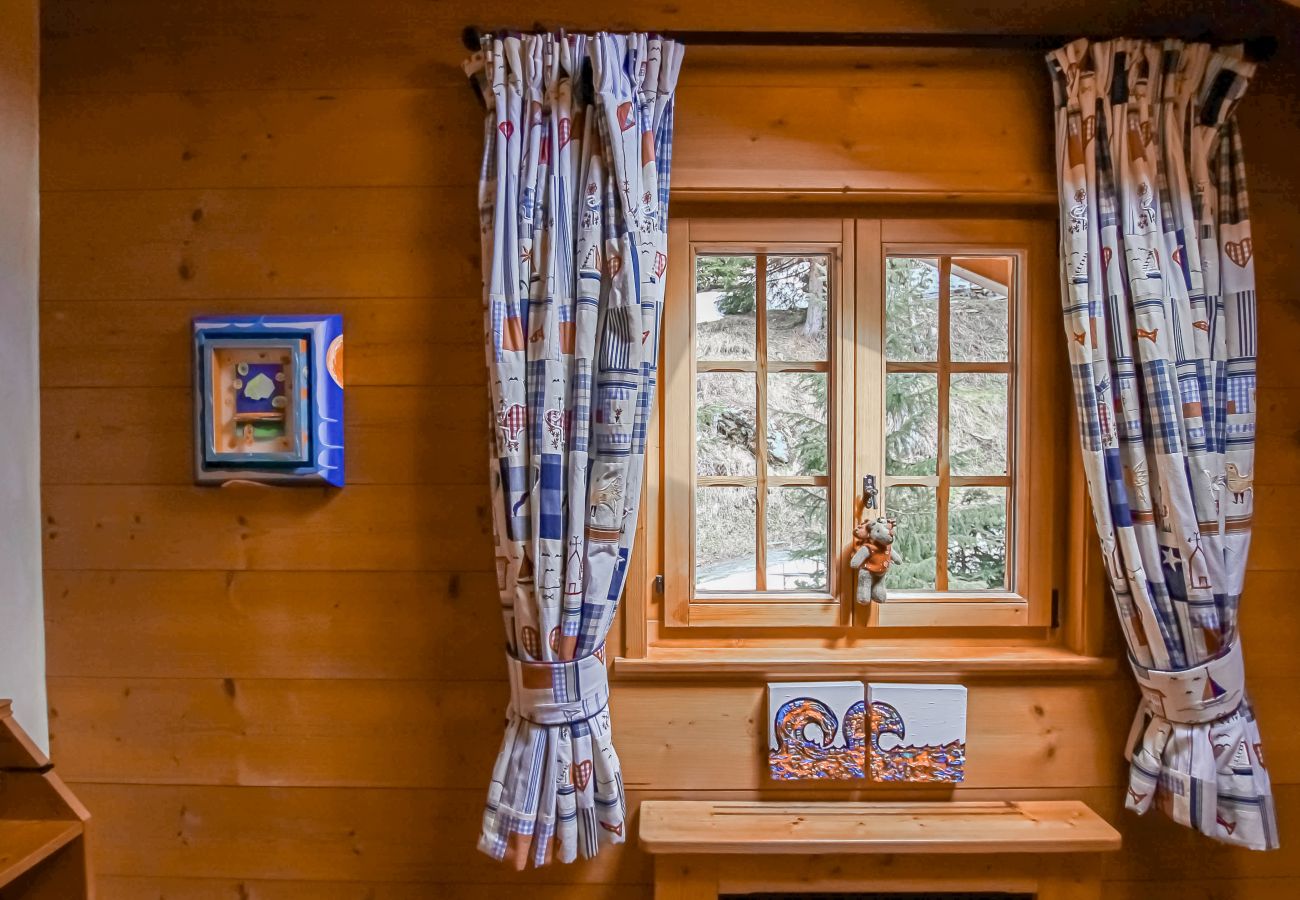 Blick aus dem Kinderzimmer - Chalet Ibex kinderzimmer