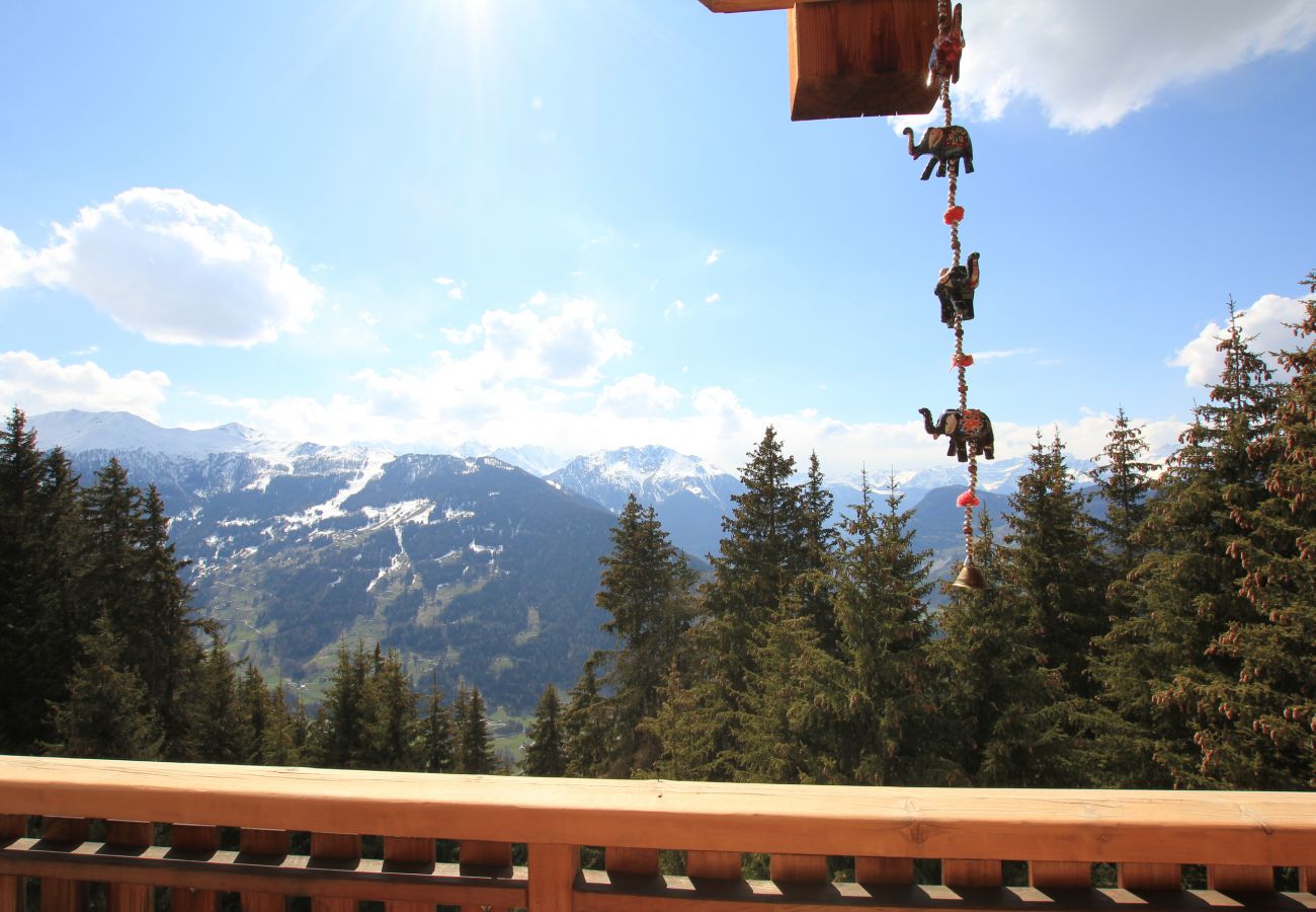 View from the balcony - Chalet Ibex in Verbier views