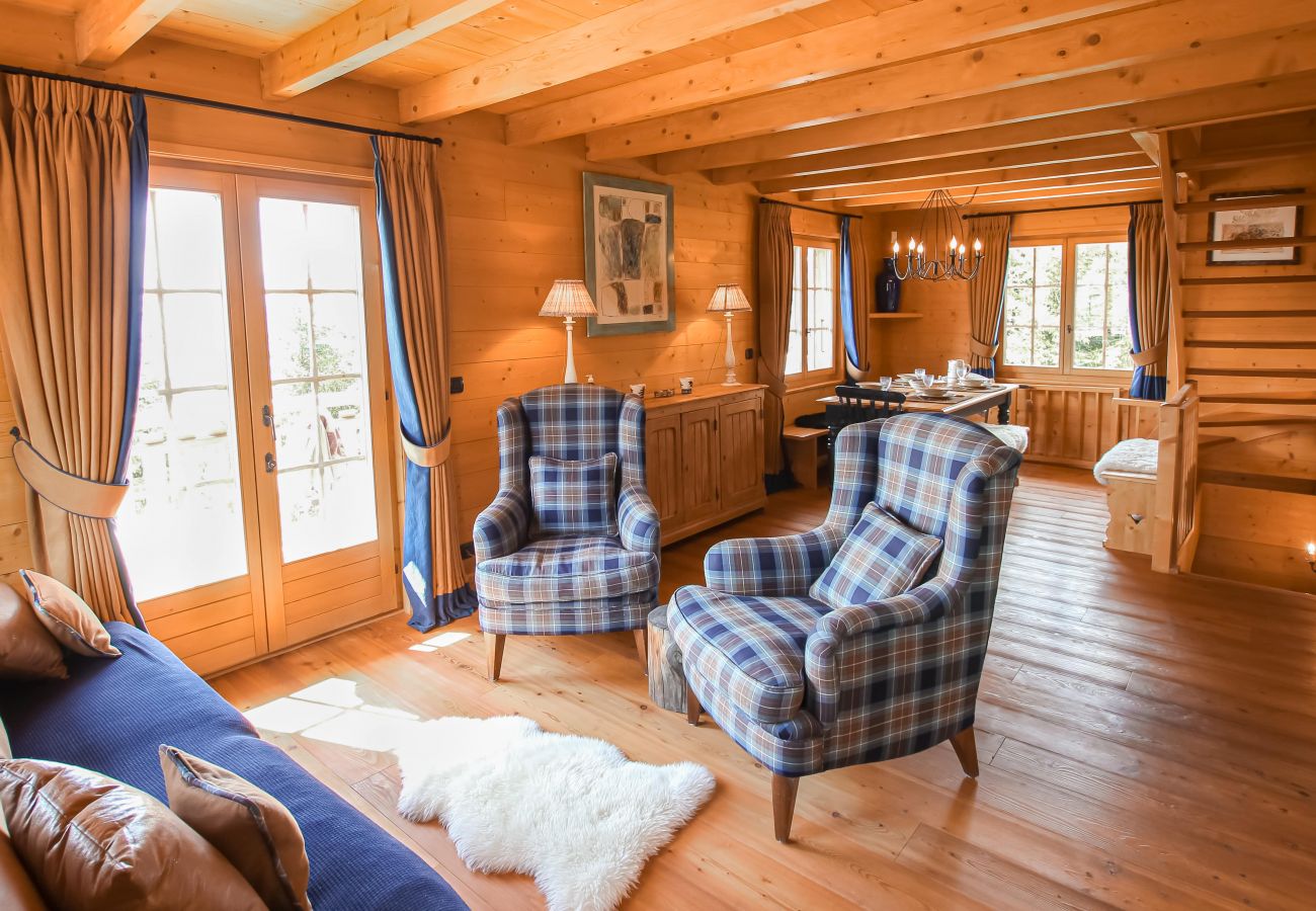 Chalet Ibex in Verbier living room