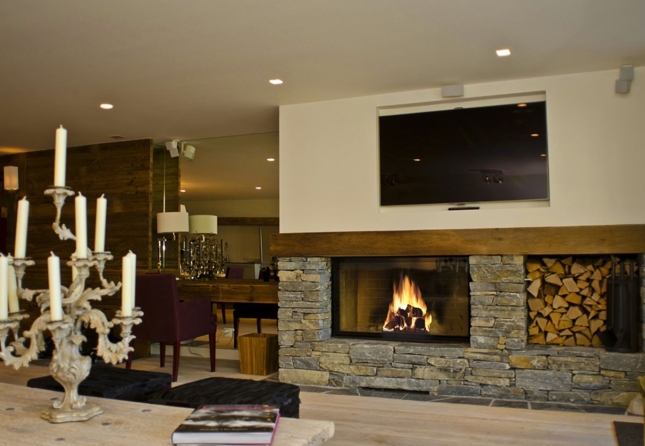 Appartement Basalte C01/02  - Cheminnée - Verbier Location Louer Appartement Basalte C01/02  - Cheminnée