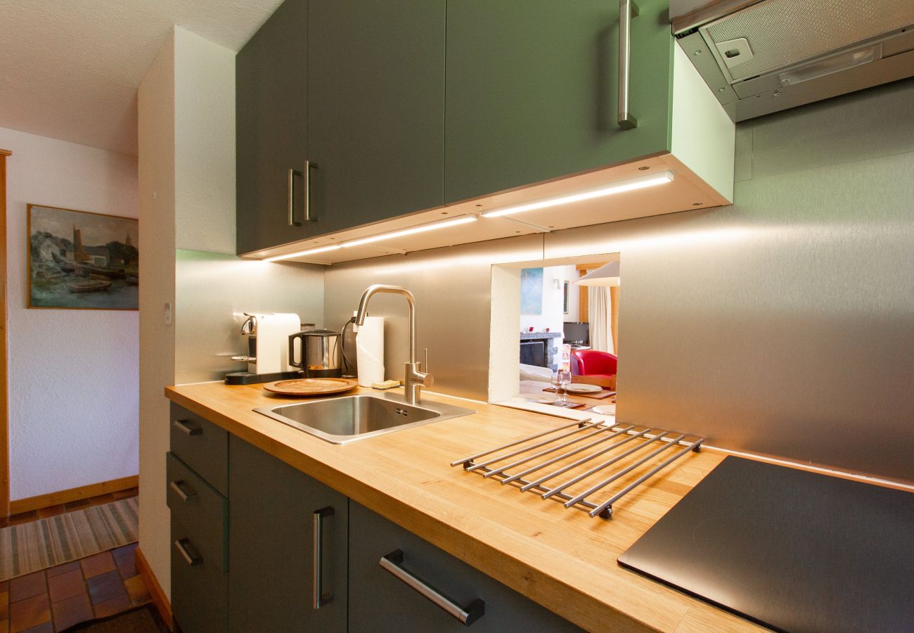 Appartement de vacances Bouvreuil 213 à Verbier - Cuisine Cuisine complètement rénové