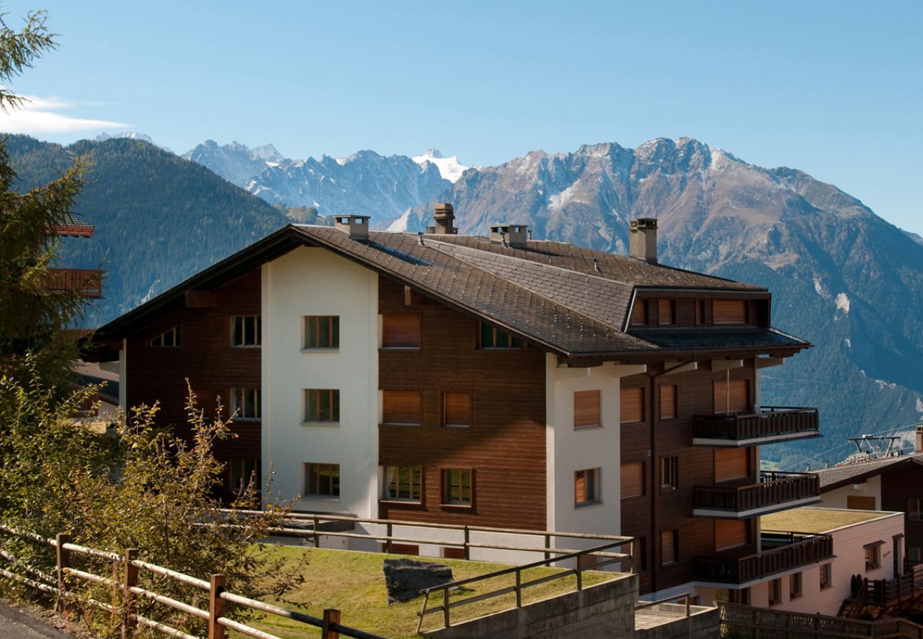 Appartement Bagnardise 12 à Verbier - immeuble Appartement Bagnardise 12 à Verbier - Immeuble et vue