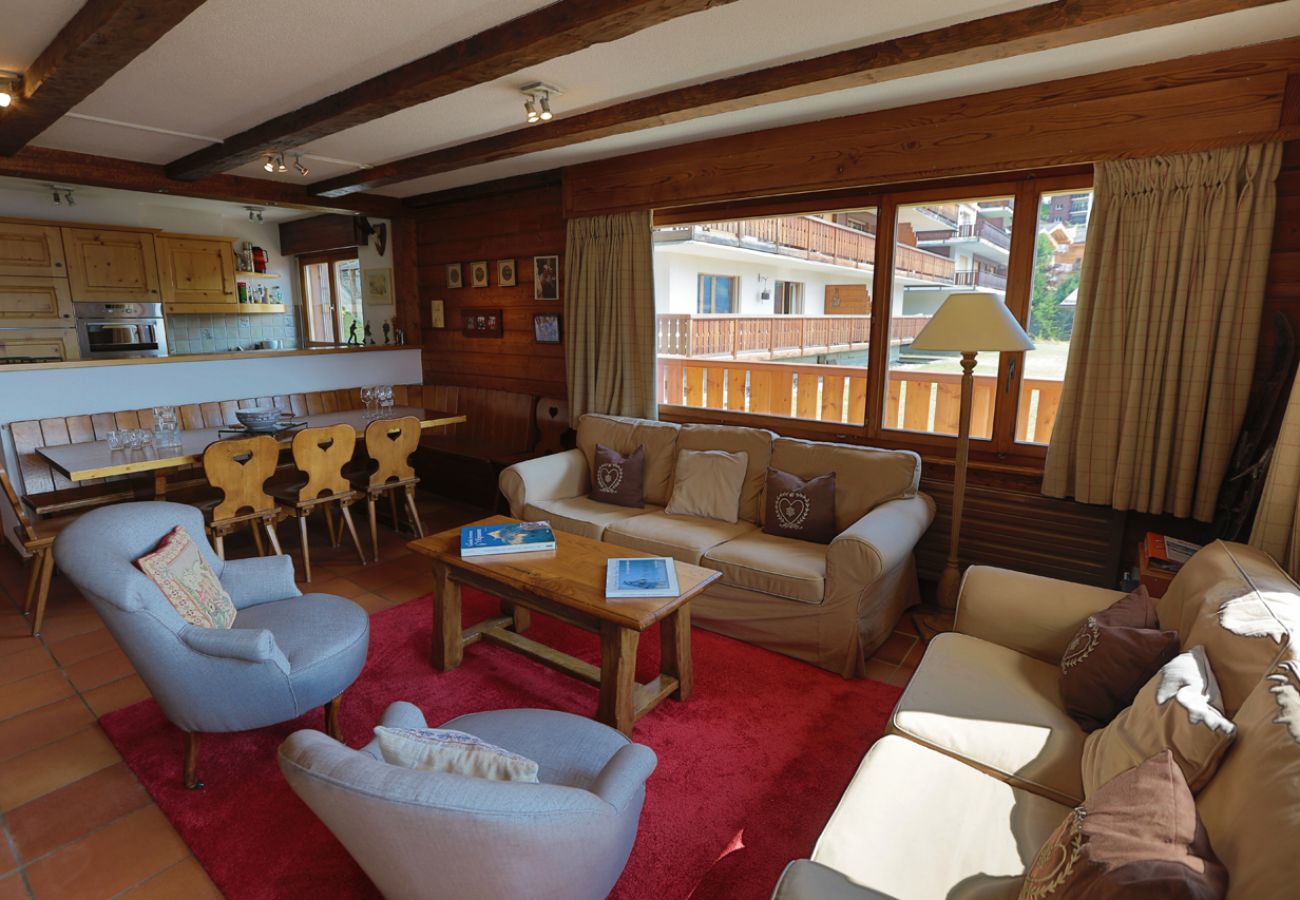 Appartement Bagnardise 12 à Verbier - Salon Appartement Bagnardise 12 à Verbier - Salon